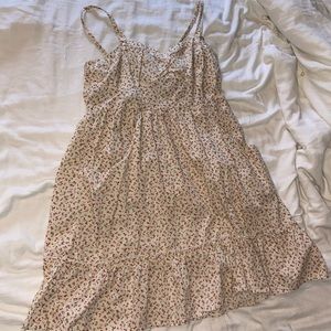 cream floral dress xxl